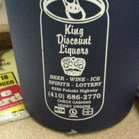 Photo taken at King&#39;s Discount Liquors by Denise D. on 6/11/2011