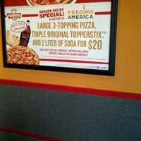 Photo taken at Toppers Pizza by Kelvin G. on 8/18/2011
