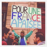 Photo taken at Rue de Solférino by #striikae k. on 5/6/2012