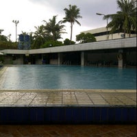 Photo taken at Manggala Swimming Pool by Pepsi C. on 2/6/2012