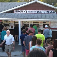 Photo taken at Brown&amp;#39;s Old Fashioned Ice Cream by John F. on 5/26/2012