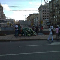 Photo taken at Памятник погибшим защитникам демократии в августе 1991 года by Pavel M. on 8/19/2012