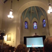 Photo taken at Apostles Church NYC (Union Square) by Chandler W. on 6/24/2012