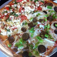 Photo taken at Russo&amp;#39;s New York Pizzeria by Allen A. on 8/26/2011