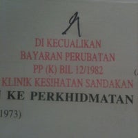 Photos At Klinik Pesakit Luar Hdok Sandakan Sabah
