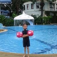 Photo taken at @ Swimging Pool ,Phanu Center by Jak B. on 8/2/2012