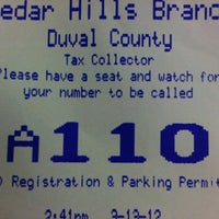 Photo taken at Duval County Tax Collector&amp;#39;s Office-Yates Branch by Elisha W. on 3/13/2012