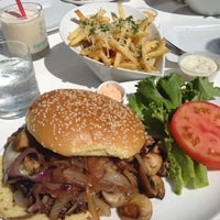 Photo taken at Barney&#39;s Gourmet Hamburgers by Stephanie on 8/17/2012