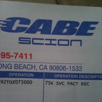 Photo taken at Cabe Toyota Long Beach by Edwin B. on 8/8/2011