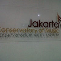 Photo taken at Jakarta Conservatory of Music by Ridha R. on 10/13/2011