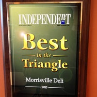 Photo taken at Morrisville Deli by Charlie F. on 11/2/2011