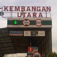Photo taken at Gerbang Tol Kembangan Utara by isamu a. on 1/18/2012