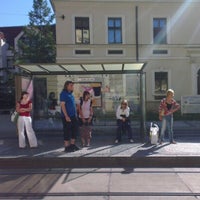 Photo taken at Albertov (tram) by Tomas S. on 7/12/2012