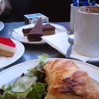 Photo taken at Panache Cafe &amp;amp; Creperie by Jenny R. on 11/24/2011