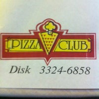 Photo taken at Pizza Club by Jefferson M. on 3/22/2012