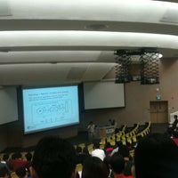 Photo taken at NTU Lecture Theatre 1 by Faisal G. on 9/8/2011