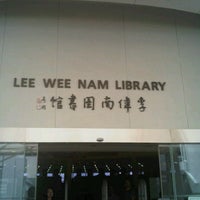 Photo taken at Lee Wee Nam Library by pandam on 11/28/2011