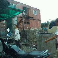 Photo taken at PT. TRI SARI.                                       ( tempat penimbunan sementara depo container dan angkutan) by bang_nope A. on 2/27/2012