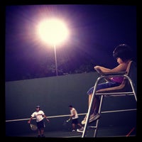 Photo taken at CCAB Tennis Courts by Jackie C. on 4/21/2012