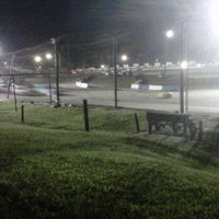 Photo taken at LaCrosse Fairgrounds Speedway by Neal M. on 8/7/2011