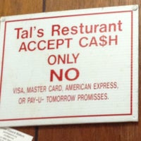Photo taken at Tal&amp;#39;s Cafe by MS. Phylicia J. on 6/12/2012
