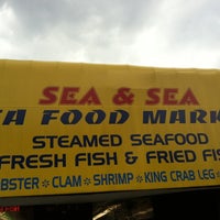 Photo taken at Sea and Sea Fish Market by John W. on 6/25/2012
