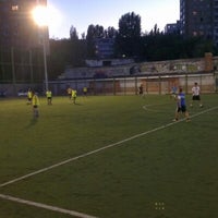 Photo taken at Футбольное Поле by Annette P. on 7/9/2012