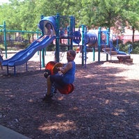 Photo taken at Lake View School Park by Annie W. on 6/10/2012