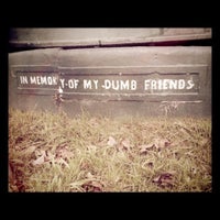 Photo taken at In Memory Of My Dumb Friends Bench by Darius M. on 3/28/2011