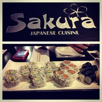 Photo taken at Sakura Japanese Cuisine by Marissa M. on 6/28/2012