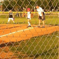 Photo taken at Bayland Park Little League by Tara T. on 4/5/2012