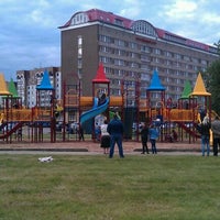 Photo taken at Детская игровая площадка у гост. Рижская by Виктор on 5/31/2012