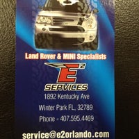 Photo taken at E2 Services - Land Rover &amp;amp; MINI Cooper Specialists by RR on 3/28/2012