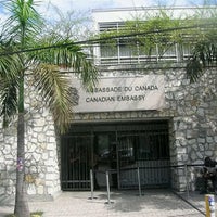 Photo taken at Kedutaan Besar Kanada (Ambassade du Canada) by Ayie R. on 4/30/2012
