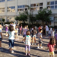 Photo taken at 中野区立 中野神明小学校 by theken k. on 8/22/2012