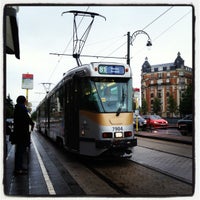 Photo taken at Tram 81 (MIVB / STIB) by Mina L. on 7/11/2012