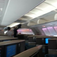 Photo taken at Cathay Pacific CX252 LHR-HKG by D&amp;#39;Artagnan A. on 8/26/2012