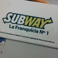 Photo taken at Subway by Gonzalo T. on 2/25/2012