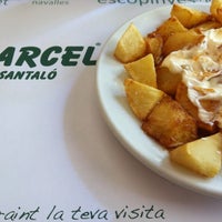 Photo taken at Marcel Santaló Café-Bar by Mamen M. on 9/6/2012