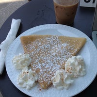 Photo taken at Point Chaud Cafe &amp;amp; Crepes by Christine T. on 5/26/2012