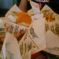 Photo taken at Wingstop by Sonya S. on 3/22/2012