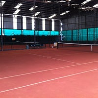 Photo taken at Fitpel Tennis Club by Rodrigo B. on 4/18/2012