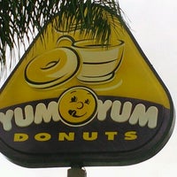 Photo taken at Yum Yum Donuts by Monica R. on 5/1/2012