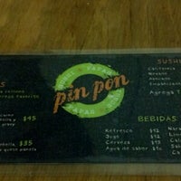 Photo taken at Pin Pon Papas &amp; Sushi by Rafael R. on 2/28/2012