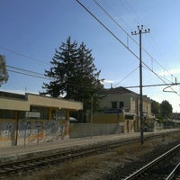 Photo taken at Stazione Monterotondo by Sandu I. on 10/14/2011