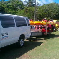 Photo taken at Kayak Wailua by Rachelle G. on 7/19/2012