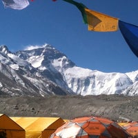 Photo taken at Mt. Everest North Basecamp by Mark H. on 4/19/2012