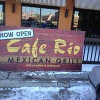 Photo taken at Cafe Rio Mexican Grill by Greg B. on 2/26/2012