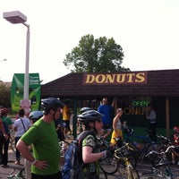 Photo taken at St. Louis Hills Donut Shop by Bryce C. on 4/15/2012