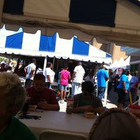 Photo taken at Indiana Pork Tent at the Indiana State Fairgrounds by Nora S. on 8/11/2012